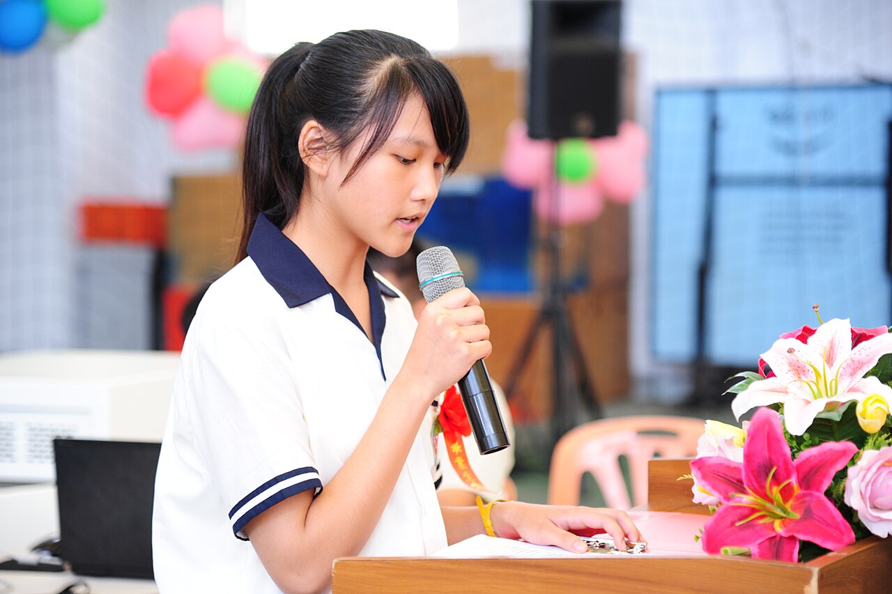 Students at graduation